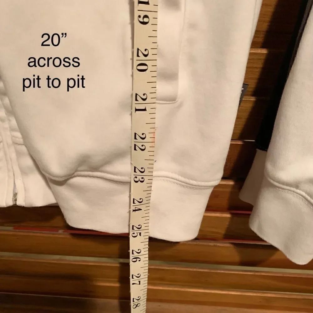 Mexx White Full Zip Sweatshirt Jacket - Picture 5 of 5